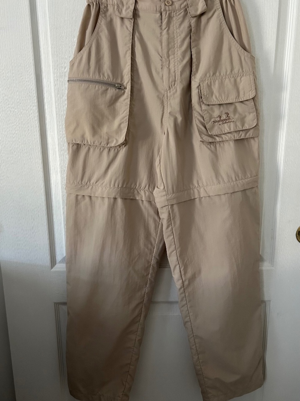Cabela's Guidewear Size M Zip Off Cargo Pants Womens Hiking Camping Outdoor